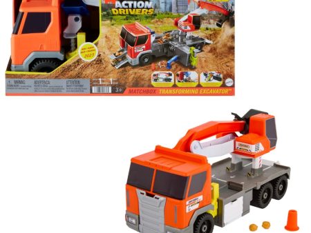 Matchbox Transforming Excavator Toy Truck Set Online Sale