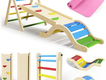 7-in-1 Wooden Climbing Toys for Toddlers Cheap