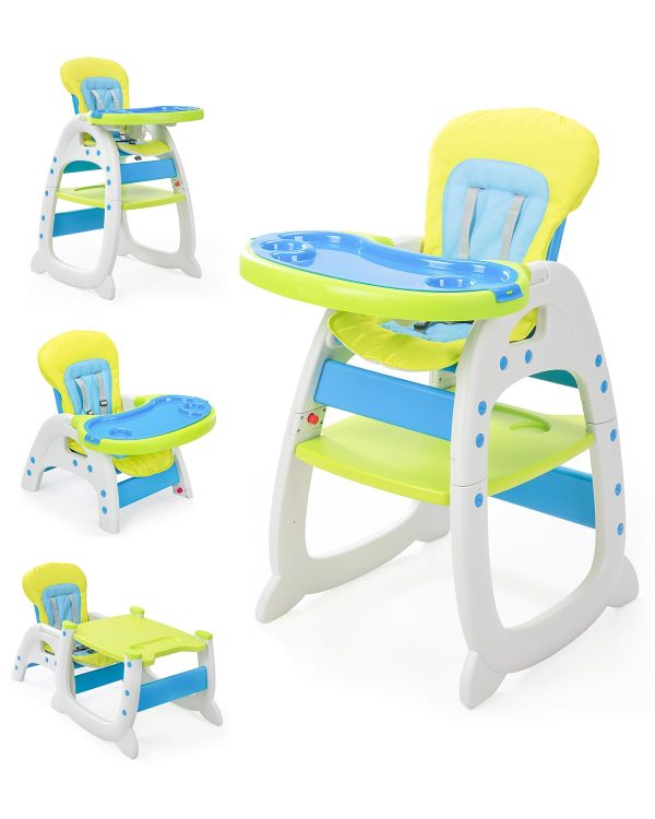 Convertible Baby High Chair with Detachable Tray on Sale