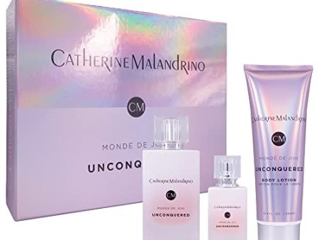 Catherine Malandrino Unconquered Eau de Parfum 3 Piece Gift Set for Women Discount