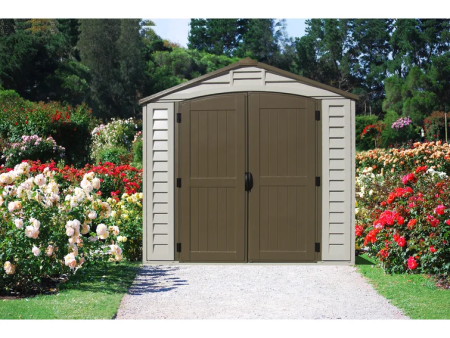 DuraPlus 8 ft. W x 8 ft. D Plastic Storage Shed Cheap