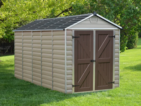 SkyLight 6 ft. W x 12 ft. D Plastic Storage Shed Fashion